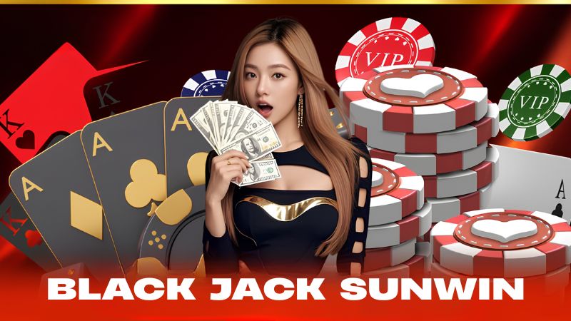 Black Jack Sunwin là game bài so điểm trực tiếp giữa Nhà con và Nhà cái