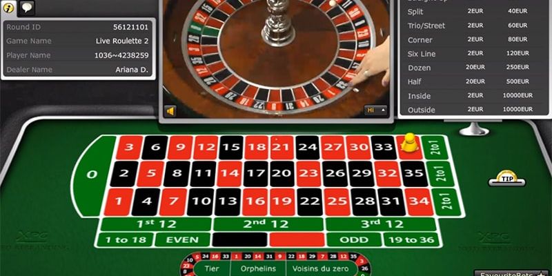 Live Roulette với lối chơi hấp dẫn, trả thưởng nhanh, mượt mà không giật lag