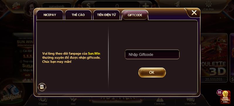 Gift Code SunWin