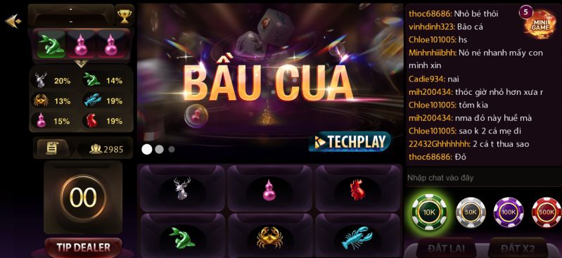Live Bầu Cua Sunwin là phiên bản phát sóng trực tiếp ấn tượng