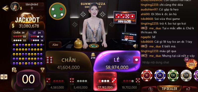 Mỗi bàn live sẽ có những tiêu chuẩn riêng