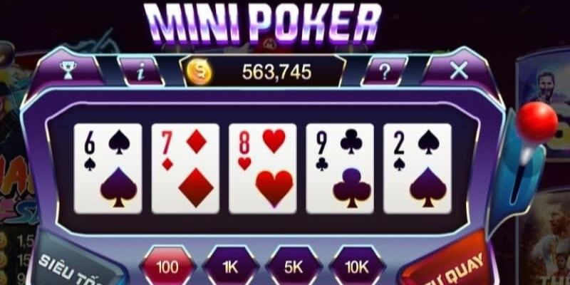 Mini Poker với những tổ hợp mạnh mang đến phần thưởng lớn cho anh em