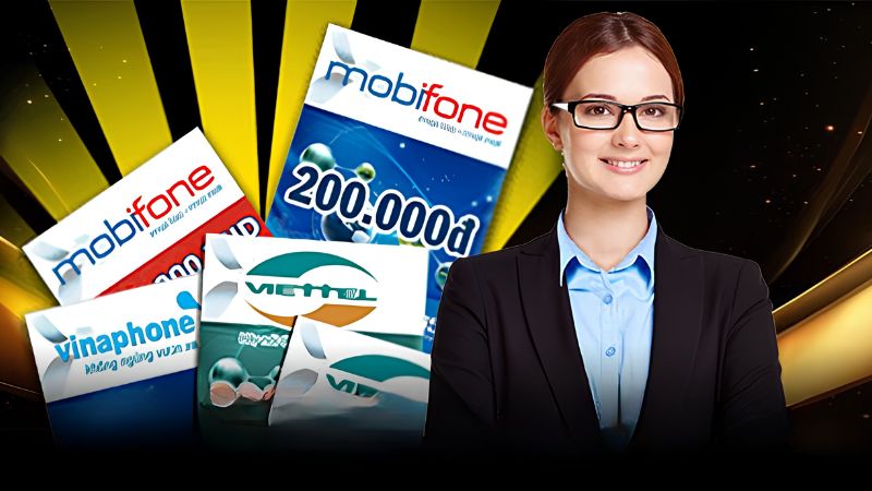 Người chơi có thể chọn hình thức nạp tiền Sunwin bằng thẻ điện thoại