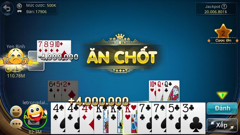 Phỏm đòi hỏi game thủ phải có tư duy logic và ghi nhớ bài chính xác