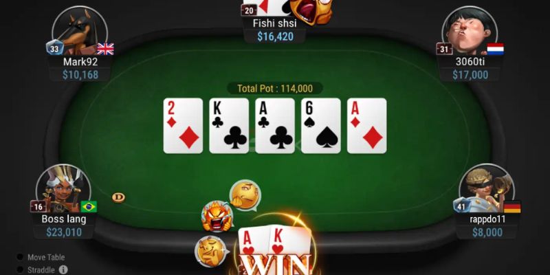 Poker Sunwin là game bài nổi tiếng tại các sòng bạc