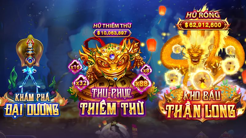 Game Bắn cá Sunwin trang bị kho súng đạn đa dạng, nhiều cấp độ