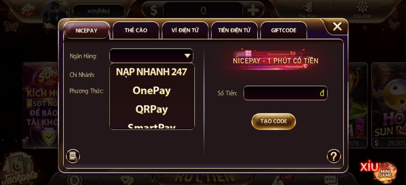 Cách nạp tiền nhanh và an toàn