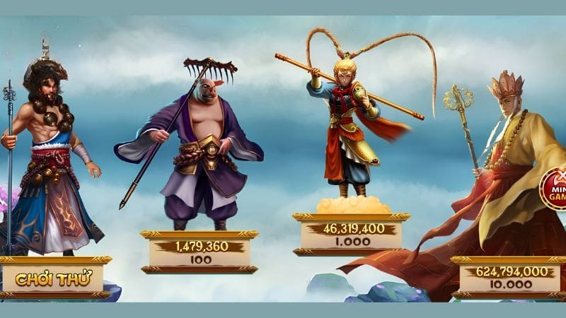 Người chơi Tây Du Thần Khí Sunwin sẽ đồng hành cùng thầy trò Đường Tăng đi thỉnh kinh