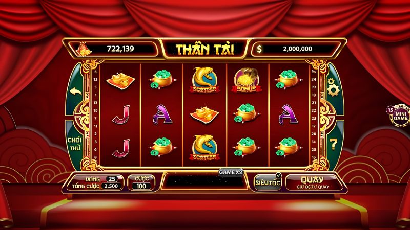 Slot game Thần Tài sở hữu luật chơi đơn giản, dễ tiếp cận